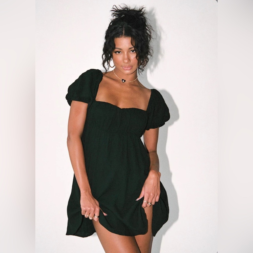 LET'S DANCE MINI DRESS BLACK